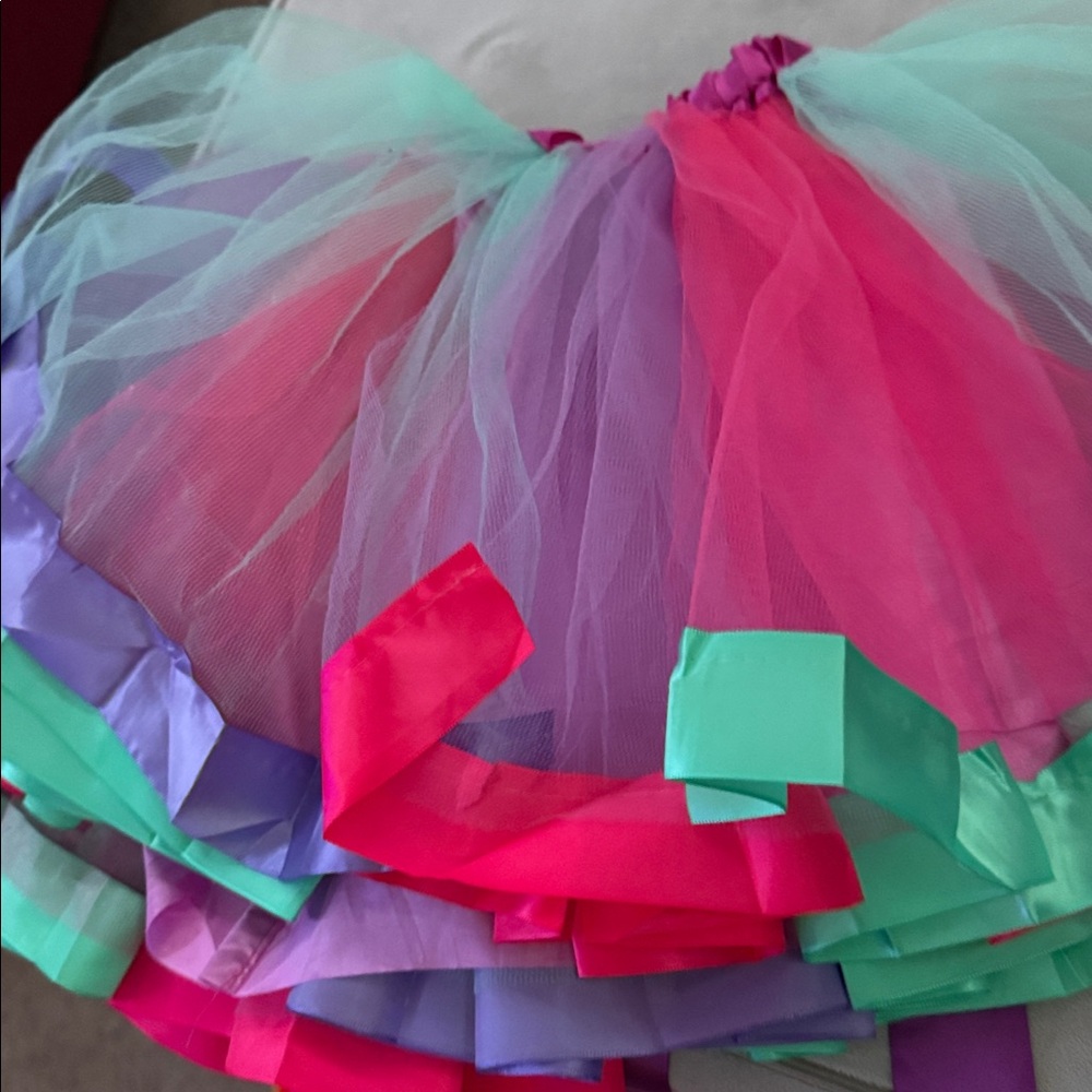 Amazon Essentials Multicolor Tulle Kids Dress